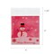 Wrapables Transparent Self-Adhesive 4" x 4" Candy and Cookie Bags, Favor Treat Bags for Christmas Parties and Holidays (200pcs)